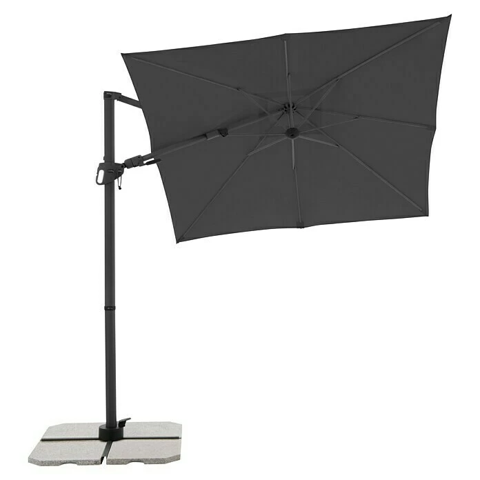 BAUHAUS Derby Pendelschirm DX Anthrazit, 210 X 210 Cm 6 BAUHAUS Derby Pendelschirm DX Anthrazit, 210 X 210 Cm – Bild 6