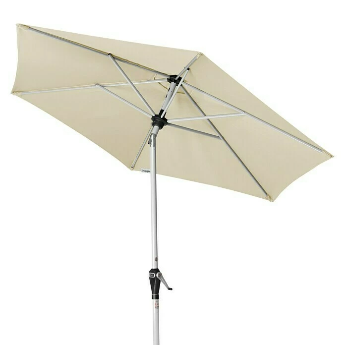 BAUHAUS Doppler Active Kurbelschirm Auto Tilt Natur, Durchmesser: 210 Cm 2 BAUHAUS Doppler Active Kurbelschirm Auto Tilt Natur, Durchmesser: 210 Cm – Bild 2