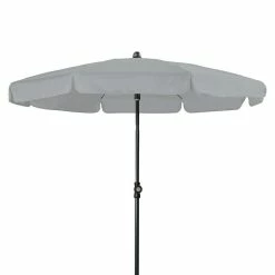 BAUHAUS Doppler Sunline Sonnenschirm Neo Hellgrau, Ø X H: 150 X 230 Cm