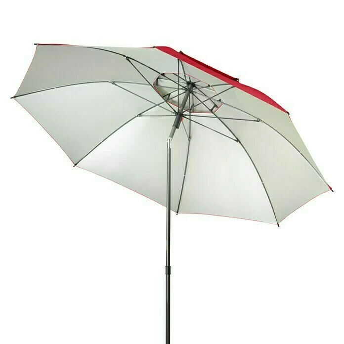 BAUHAUS Derby Sonnenschirm Windprofi Rot, Durchmesser: 200 Cm 3 BAUHAUS Derby Sonnenschirm Windprofi Rot, Durchmesser: 200 Cm – Bild 3