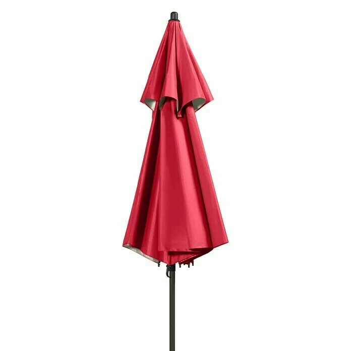 BAUHAUS Derby Sonnenschirm Windprofi Rot, Durchmesser: 200 Cm 4 BAUHAUS Derby Sonnenschirm Windprofi Rot, Durchmesser: 200 Cm – Bild 4