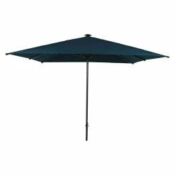 BAUHAUS Siena Garden Sonnenschirm Gastro Blau, L X B: 300 X 300 Cm