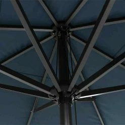 BAUHAUS Siena Garden Sonnenschirm Gastro Blau, L X B: 300 X 300 Cm -Bauhaus Shop 12 1549