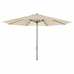 BAUHAUS Sunfun Marktschirm Trentino II Ecru, Durchmesser: 300 Cm