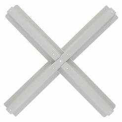 Alternative view of BAUHAUS Ersatz-Plattenständer Lichtgrau, Passend Für: Sunfun Ligurien Ampelschirmgestell