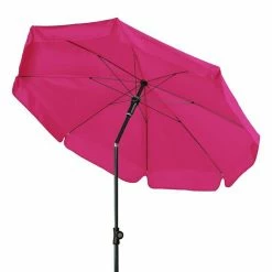 Alternative view of BAUHAUS Doppler Sunline Sonnenschirm Neo Fuchsia, Ø X H: 150 X 230 Cm