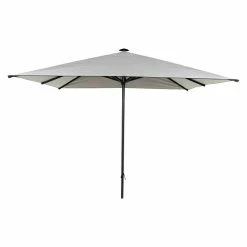 BAUHAUS Siena Garden Sonnenschirm Gastro Hellgrau, L X B: 300 X 300 Cm