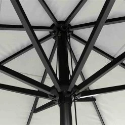 BAUHAUS Siena Garden Sonnenschirm Gastro Hellgrau, L X B: 300 X 300 Cm -Bauhaus Shop 12 1605