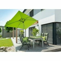 Alternative view of BAUHAUS Doppler Active Sonnenschirm Auto Tilt Fresh Green, 300 X 200 Cm