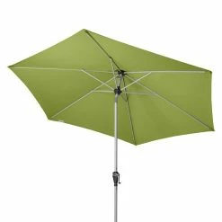 BAUHAUS Doppler Active Kurbelschirm Auto Tilt Fresh Green, Durchmesser: 280 Cm