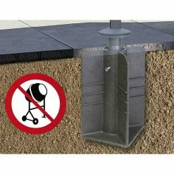Alternative view of BAUHAUS Siena Garden Schirmständer Earthbase 28 X 28 Cm, Passend Für: Alle Siena Garden Ampelschirm-Modelle, Schwarz