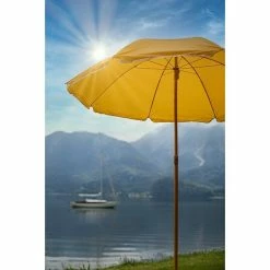 BAUHAUS Sunfun Strandschirm Durchmesser: 180 Cm, Gelb -Bauhaus Shop 12 1680