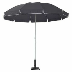 BAUHAUS Sunfun Balkonschirm Provence II Anthrazit, Durchmesser: 250 Cm