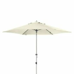 BAUHAUS Doppler Expert Kurbelschirm Auto Tilt Natur, Durchmesser: 320 Cm