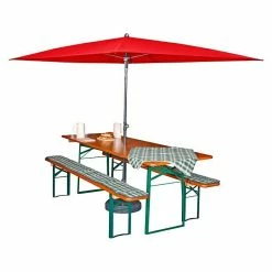 Alternative view of BAUHAUS Doppler Sonnenschirm Sunline Waterproof Rot, 230 X 190 Cm