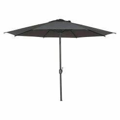 BAUHAUS Siena Garden Sonnenschirm Isa Anthrazit, Durchmesser: 300 Cm