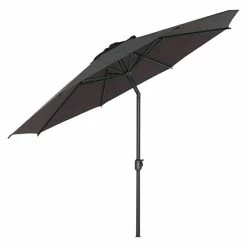 BAUHAUS Siena Garden Sonnenschirm Isa Anthrazit, Durchmesser: 300 Cm -Bauhaus Shop 12 1719