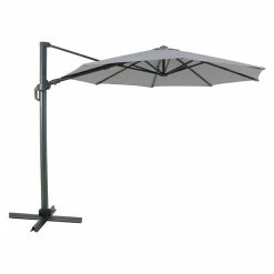 BAUHAUS Sunfun Ersatz-Bezug Monaco Hellgrau, Passend Für: Sunfun Ampelschirmgestell Monaco Ø 300 Cm