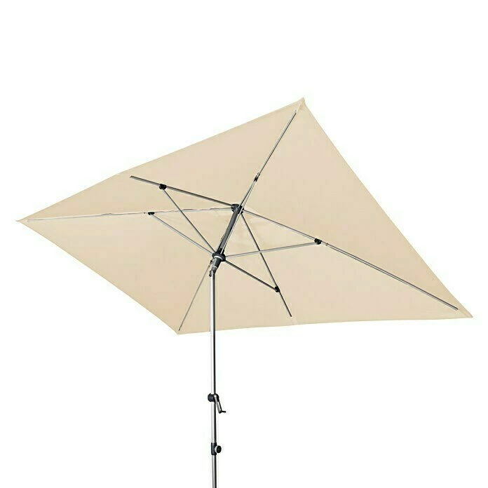 BAUHAUS Doppler Expert Sonnenschirm Auto Tilt Natur, 300 X 200 Cm 2 BAUHAUS Doppler Expert Sonnenschirm Auto Tilt Natur, 300 X 200 Cm – Bild 2