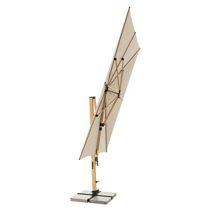 BAUHAUS Doppler Alu Wood Pendelschirm Ultra XL Natur, 300 X 400 Cm 6 BAUHAUS Doppler Alu Wood Pendelschirm Ultra XL Natur, 300 X 400 Cm – Bild 6