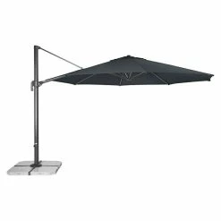 BAUHAUS Derby Ravenna Pendelschirm Anthrazit, Durchmesser: 392 Cm