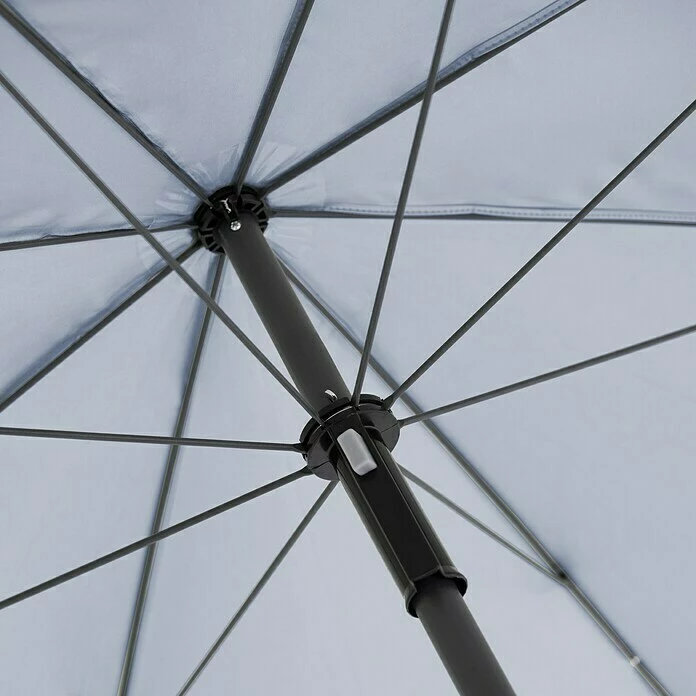 BAUHAUS Derby Strandschirm Como Blau Gestreift, Durchmesser: 165 Cm 6 BAUHAUS Derby Strandschirm Como Blau Gestreift, Durchmesser: 165 Cm – Bild 6