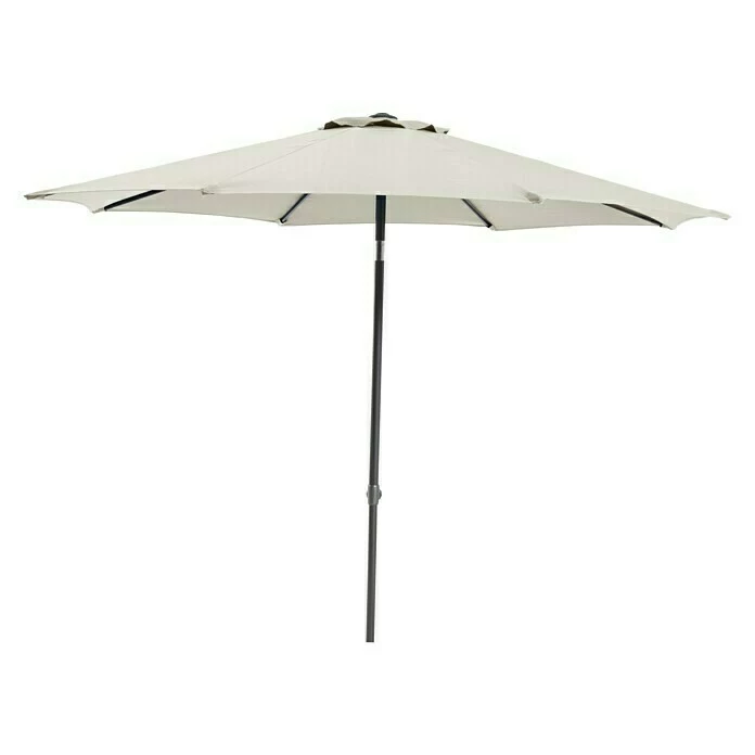 BAUHAUS Sunfun Sonnenschirm Torino Natur, Durchmesser: 270 Cm 1 BAUHAUS Sunfun Sonnenschirm Torino Natur, Durchmesser: 270 Cm
