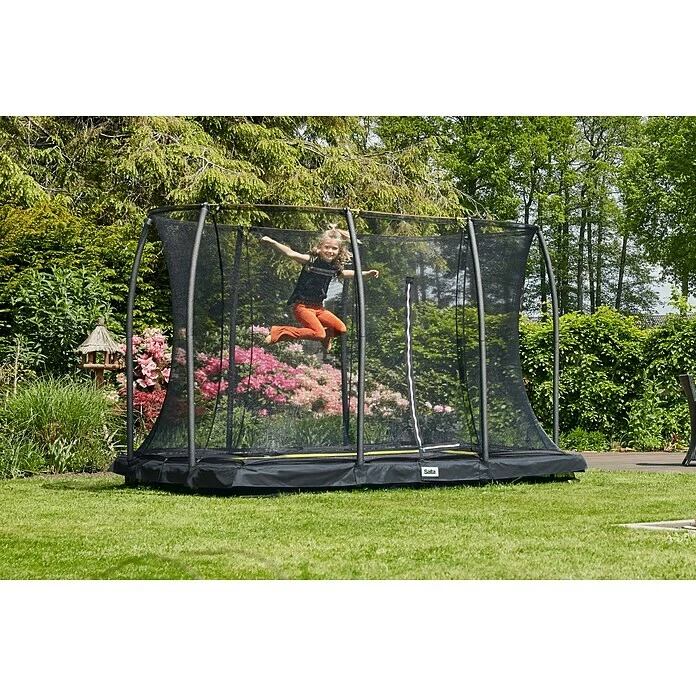 BAUHAUS Salta Trampolin Comfort Edition Ground 214 X 153 Cm, Schwarz 2 BAUHAUS Salta Trampolin Comfort Edition Ground 214 X 153 Cm, Schwarz – Bild 2