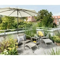BAUHAUS Sunfun Sonnenschirm Torino Natur, Durchmesser: 270 Cm 9 BAUHAUS Sunfun Sonnenschirm Torino Natur, Durchmesser: 270 Cm -Bauhaus Shop 12 1821