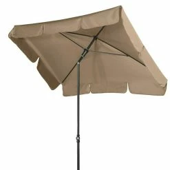 Alternative view of BAUHAUS Doppler Sunline Sonnenschirm Waterproof Neo Greige, 185 X 120 Cm