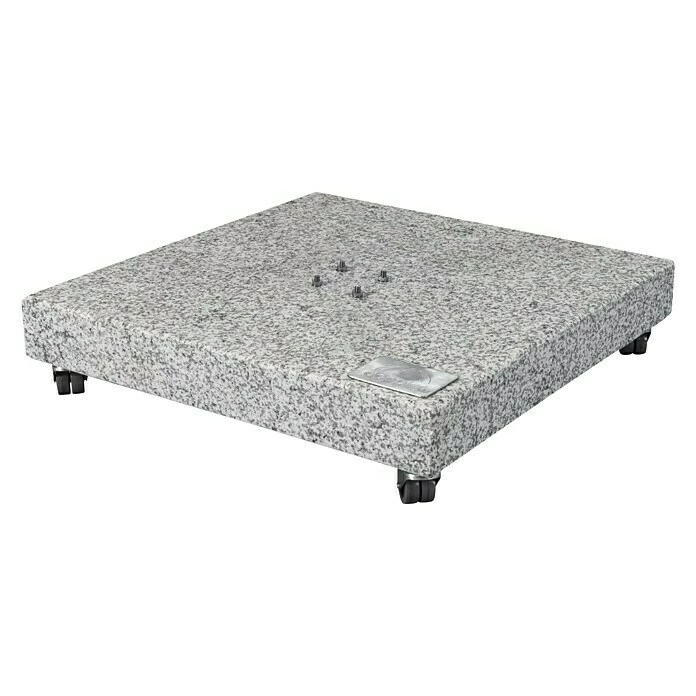 BAUHAUS Doppler Granitplatte 140 Kg, 80 X 80 Cm, Geeignet Für: Schirme Bis Ø 350 Cm 1 BAUHAUS Doppler Granitplatte 140 Kg, 80 X 80 Cm, Geeignet Für: Schirme Bis Ø 350 Cm