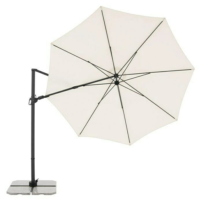 BAUHAUS Derby Pendelschirm DX Natur, Durchmesser: 332 Cm 3 BAUHAUS Derby Pendelschirm DX Natur, Durchmesser: 332 Cm – Bild 3