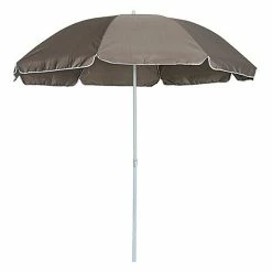 BAUHAUS Sunfun Balkonschirm Provence II Taupe, Durchmesser: 200 Cm