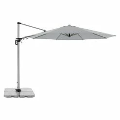 BAUHAUS Doppler Active Pendelschirm Hellgrau, 370 Cm