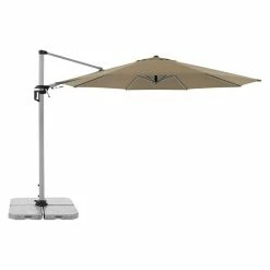 BAUHAUS Doppler Active Pendelschirm Greige, 370 Cm