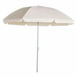 BAUHAUS Sunfun Balkonschirm Provence II Natur, Durchmesser: 200 Cm