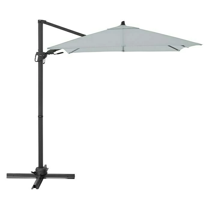 BAUHAUS Derby Pendelschirm DX Hellgrau, 210 X 210 Cm 1 BAUHAUS Derby Pendelschirm DX Hellgrau, 210 X 210 Cm