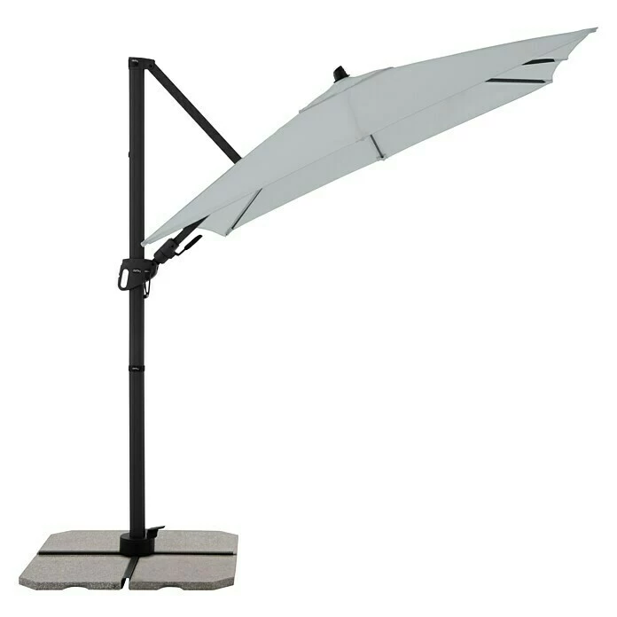 BAUHAUS Derby Pendelschirm DX Hellgrau, 210 X 210 Cm 2 BAUHAUS Derby Pendelschirm DX Hellgrau, 210 X 210 Cm – Bild 2