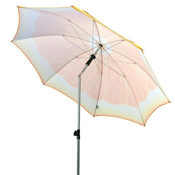 BAUHAUS Doppler Sonnenschirm Basic Orangen Design, Durchmesser: 200 Cm 4 BAUHAUS Doppler Sonnenschirm Basic Orangen Design, Durchmesser: 200 Cm – Bild 4