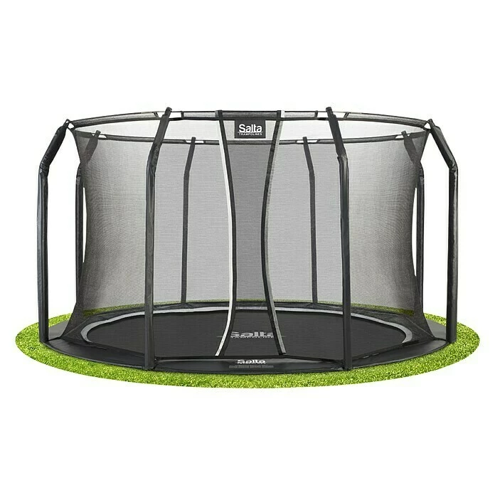 BAUHAUS Salta Trampolin Royal Baseground Durchmesser: 396 Cm, Schwarz, Sicherheitsnetz 1 BAUHAUS Salta Trampolin Royal Baseground Durchmesser: 396 Cm, Schwarz, Sicherheitsnetz