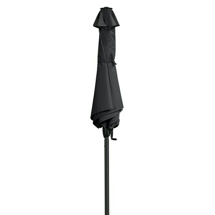 BAUHAUS Derby Basic Lift Sonnenschirm Neo Anthrazit, Durchmesser: 180 Cm 4 BAUHAUS Derby Basic Lift Sonnenschirm Neo Anthrazit, Durchmesser: 180 Cm – Bild 4