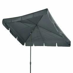 Alternative view of BAUHAUS Doppler Sonnenschirm Sunline-Waterproof III Anthrazit, 260 X 150 Cm