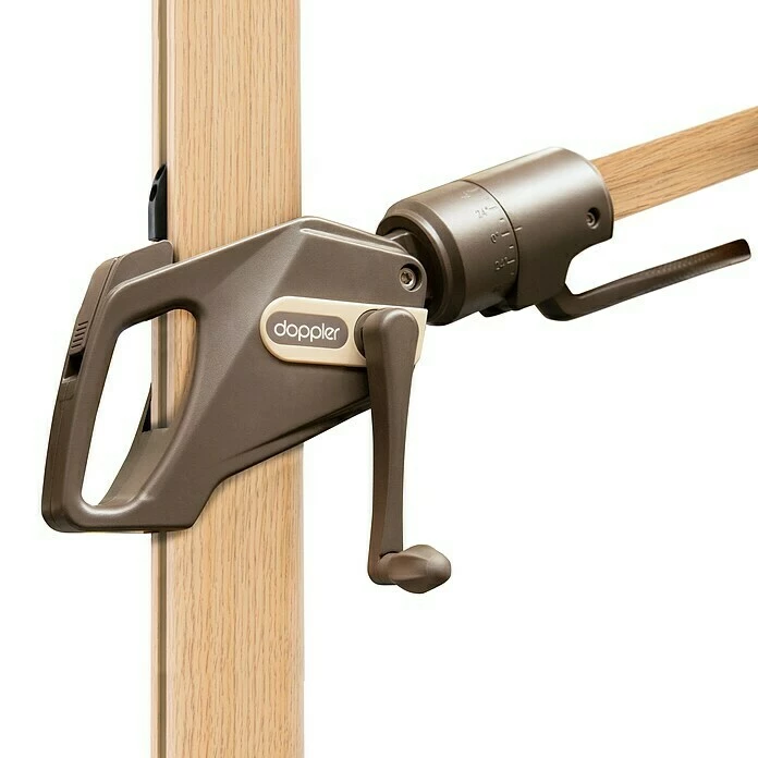 BAUHAUS Doppler Alu Wood Ampelschirm AX Ultra Anthrazit, 300 X 220 Cm 6 BAUHAUS Doppler Alu Wood Ampelschirm AX Ultra Anthrazit, 300 X 220 Cm – Bild 6