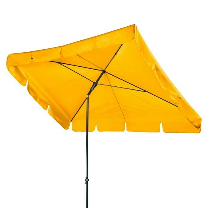 BAUHAUS Doppler Sonnenschirm Sunline-Waterproof III Gelb, 260 X 150 Cm 2 BAUHAUS Doppler Sonnenschirm Sunline-Waterproof III Gelb, 260 X 150 Cm – Bild 2