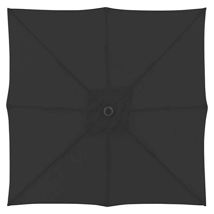 BAUHAUS Derby Sonnenschirm Push Up Basic Anthrazit, 210 X 210 Cm 3 BAUHAUS Derby Sonnenschirm Push Up Basic Anthrazit, 210 X 210 Cm – Bild 3