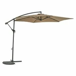 Alternative view of BAUHAUS Sunfun Ampelschirm Toscana Taupe, Durchmesser: 300 Cm