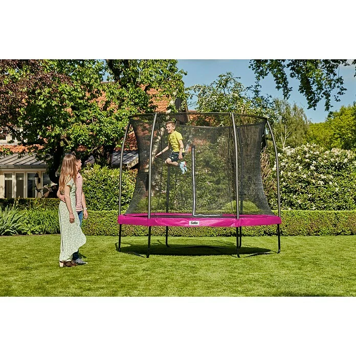 BAUHAUS Salta Trampolin Comfort Edition Durchmesser: 183 Cm, Pink 2 BAUHAUS Salta Trampolin Comfort Edition Durchmesser: 183 Cm, Pink – Bild 2