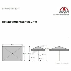 BAUHAUS Doppler Sonnenschirm Sunline Waterproof Terracotta, 230 X 190 Cm 11 BAUHAUS Doppler Sonnenschirm Sunline Waterproof Terracotta, 230 X 190 Cm -Bauhaus Shop 12 2058