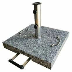 BAUHAUS Granitschirmständer 50 Kg, Rollen