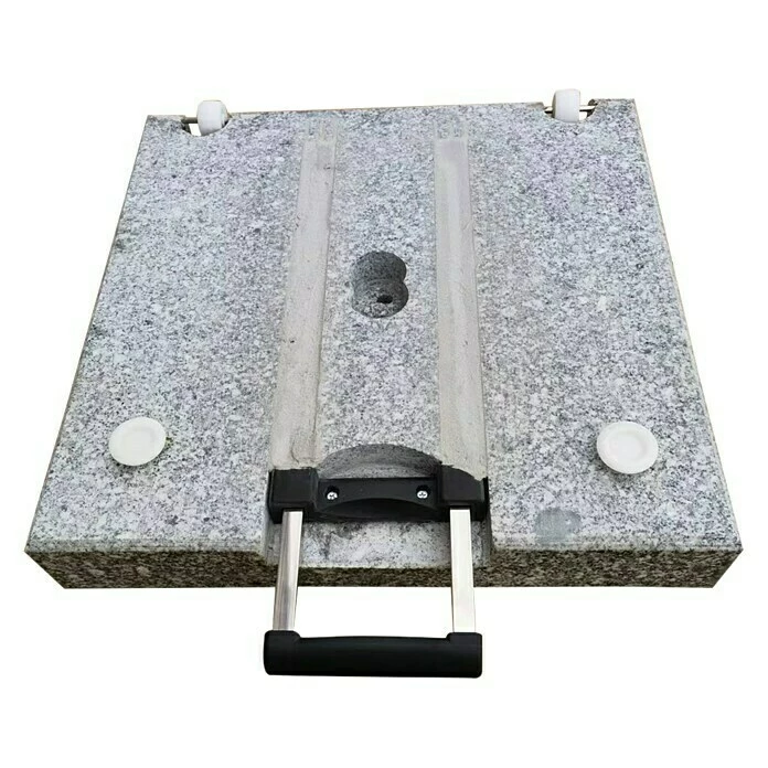 BAUHAUS Granitschirmständer 50 Kg, Rollen 6 BAUHAUS Granitschirmständer 50 Kg, Rollen – Bild 6